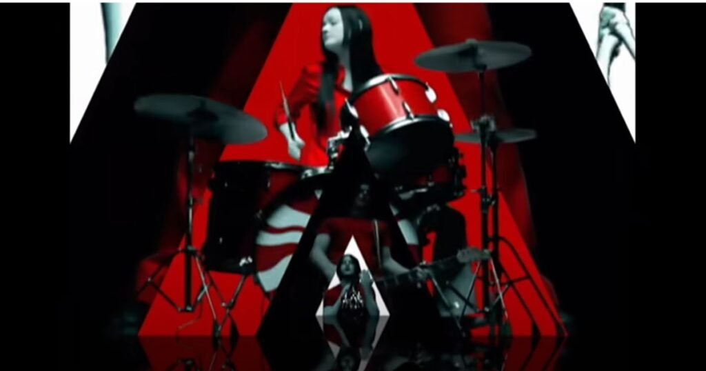 Drummer meg white drumming 