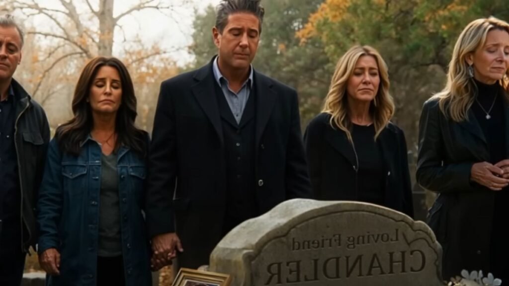 Friends Reunion 2025 Chandler Bing's Funeral