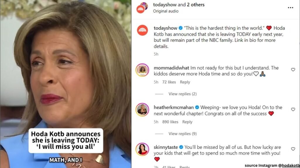 Hoda Kotb’s announcement 