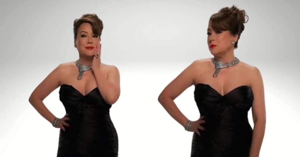 Jennifer Tilly in two different poses 