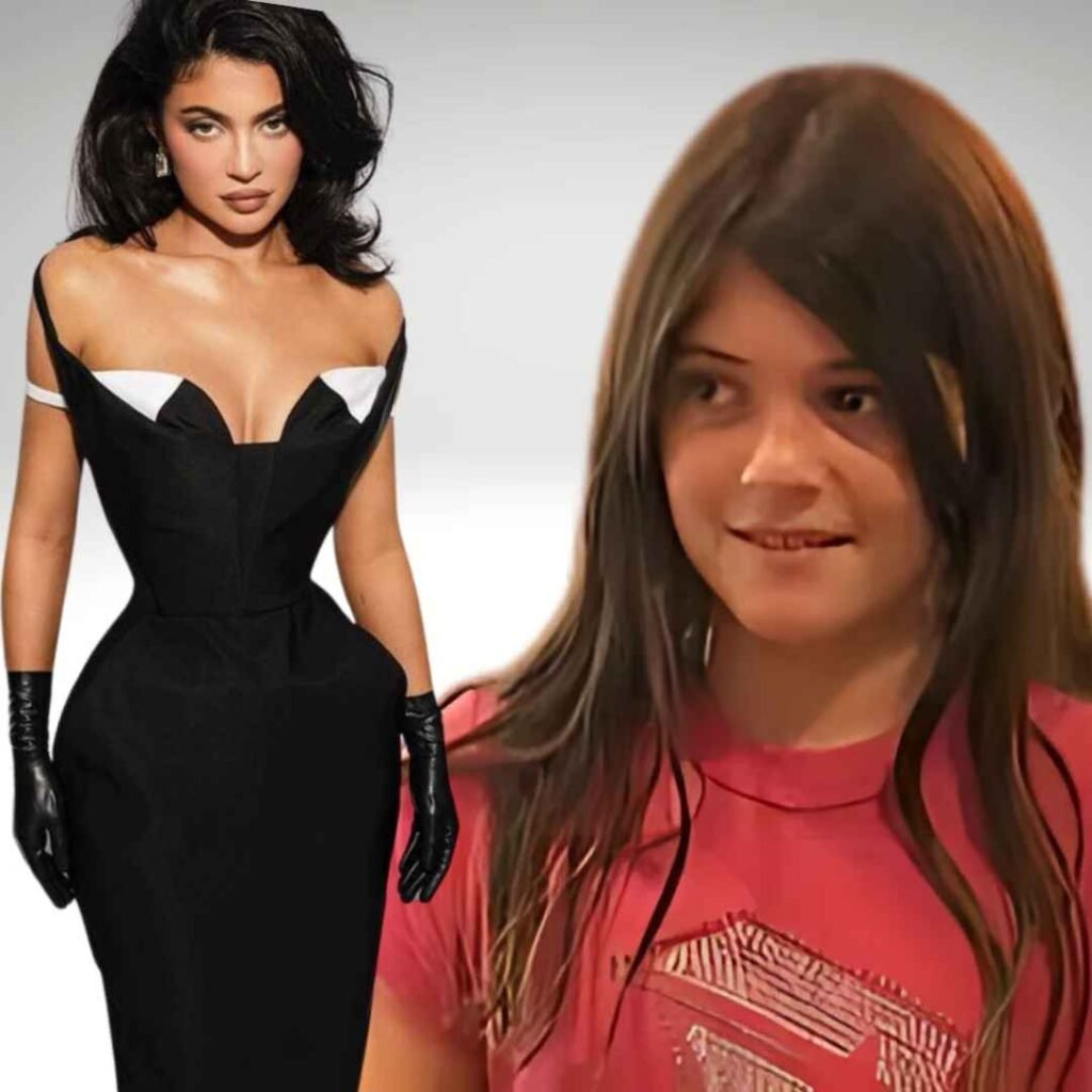 Kylie Jenner's picture from Keeping Up with Kardashians and her latest picture 