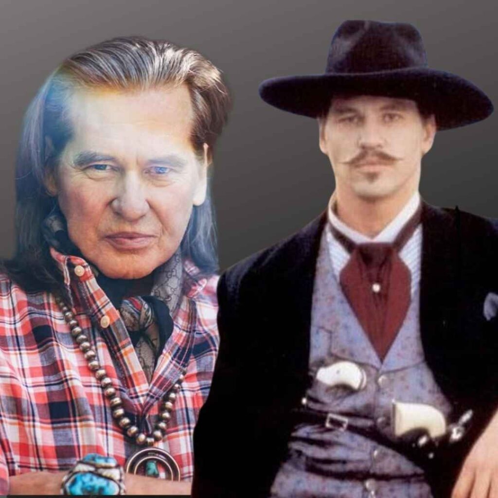 Young and old picture of Val Kilmer 