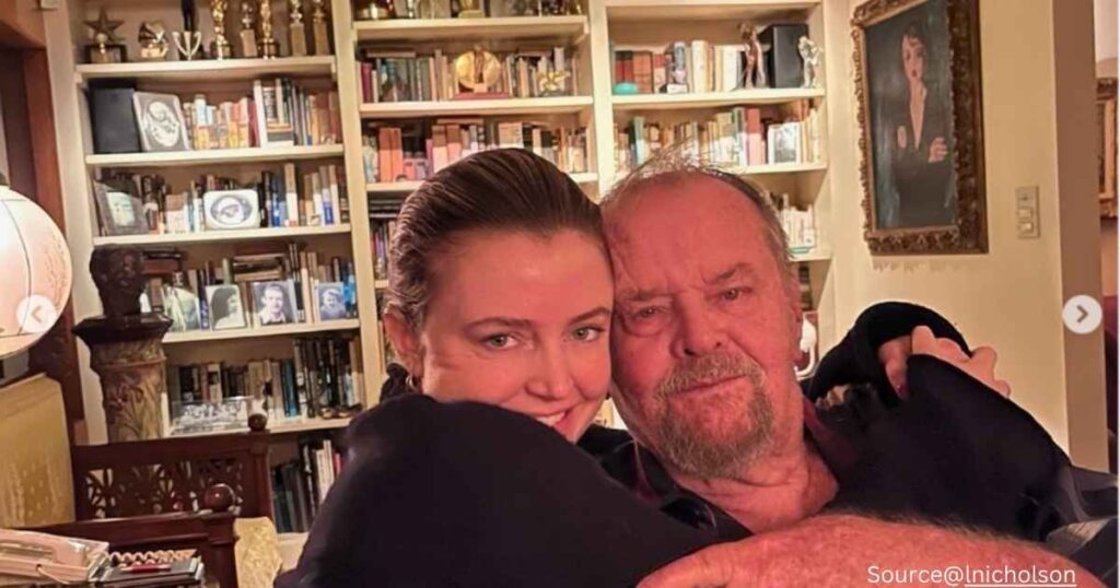 Lorraine Nicholson shared a picture of her father Jack Nicholson on Instagram 