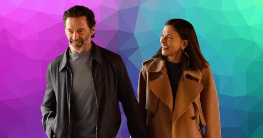 Sutton Foster and Hugh Jackman